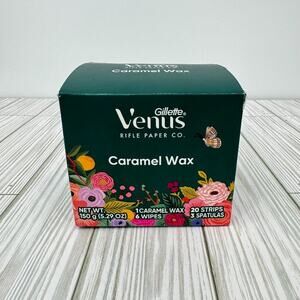 Gillette Venus Rifle Paper co. caramel wax kit 5.29 oz NEW